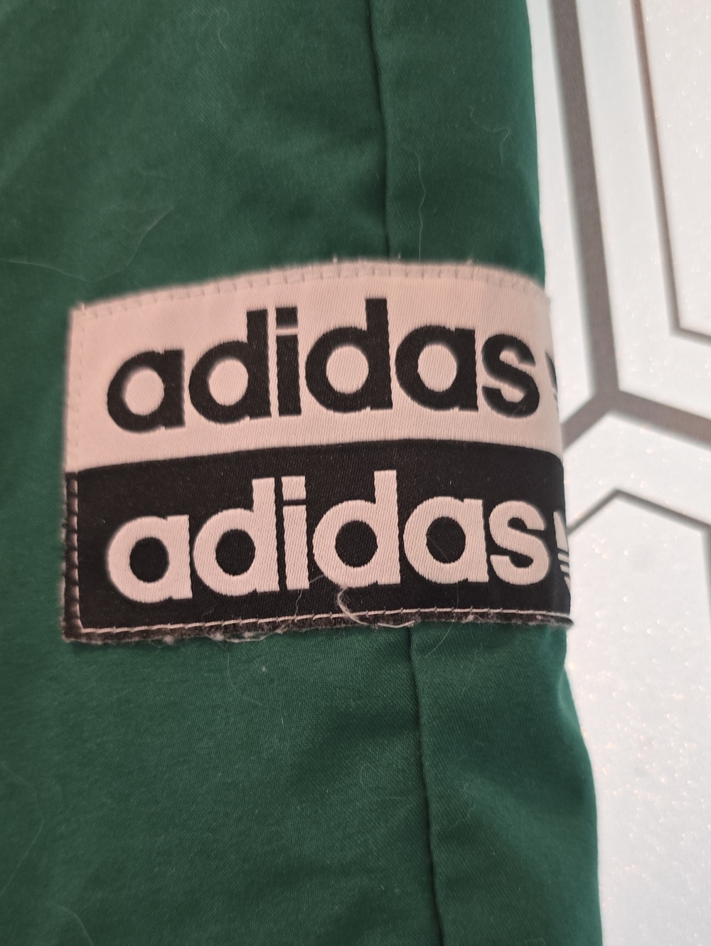 adidas Two-Tone Green Track Joggers - Picture 2 of 5